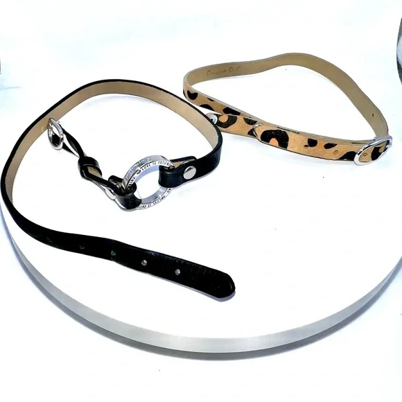 Origami Owl Leather Wrap Bracelet Bundle - Picture 1 of 5